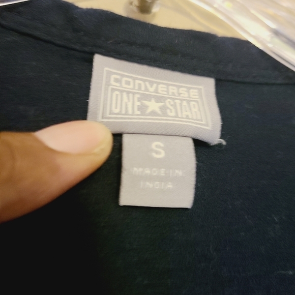 Converse One Star | Women's Navy Embroidered Tank (Size Small) - Picture 2 of 11